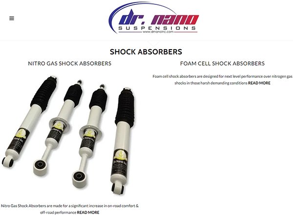 dr. nano shock absorbers