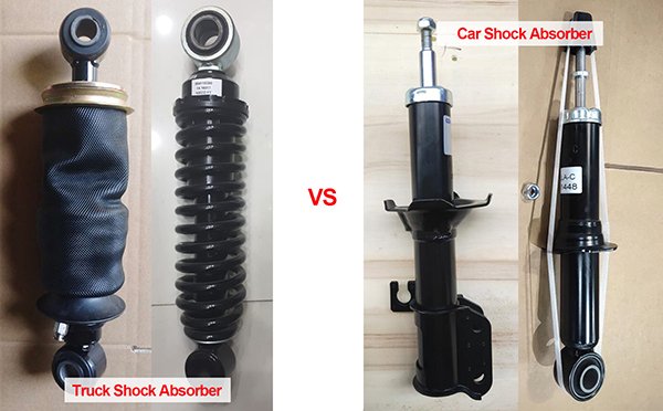 shock absorber truck vs car