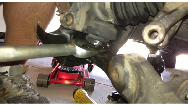 Step4: Unbolt and Remove the Old Control Arm