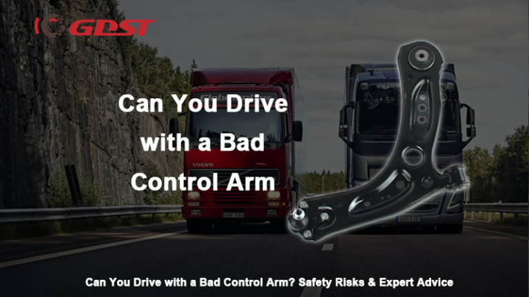 can you drive with a bad control arm