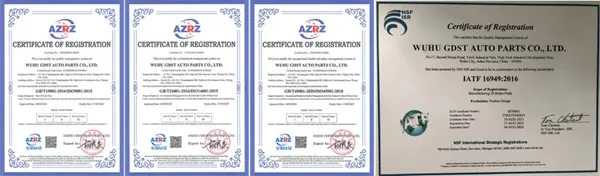 Ball joint supplier quality certification and factory inspection