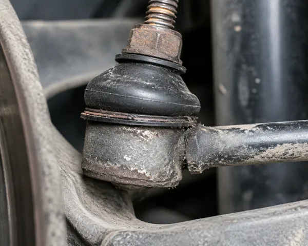 Stabilizer Link Safe Failure and Wear Inspection Stabilizer link wear inspection showing gradual degradation
