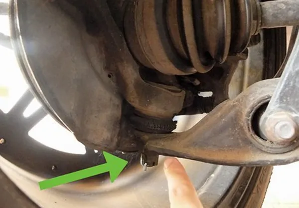 Early signs of ball joint wear and stiffness loss