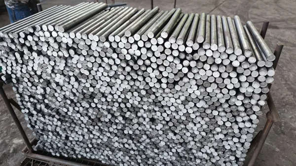 Steel composition testing in factory