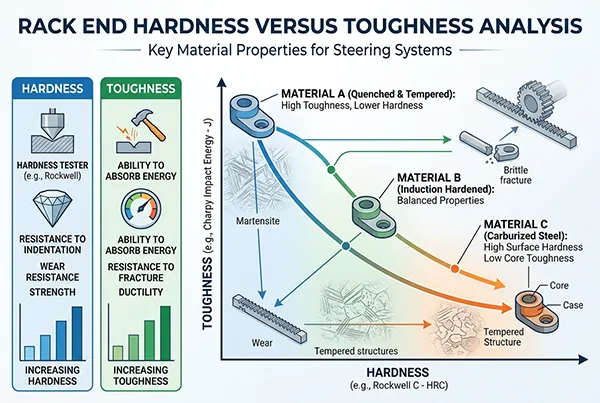 rack end hardness versus toughness rack end hardness versus toughness analysis