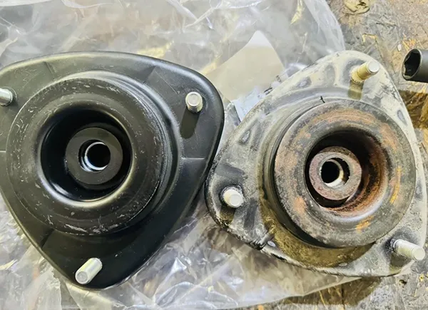 Bad Strut Mount Sound Symptoms Bad strut mount sound symptoms when turning or driving over bumps