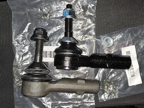 same OEM number tie rod end differences in design and quality