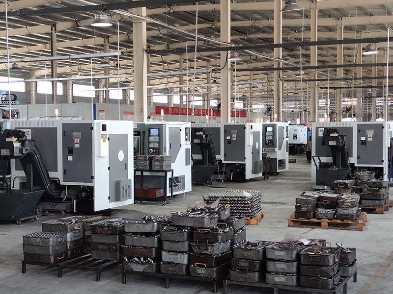 Shot blasting process for tie rod end components