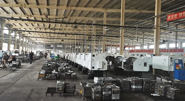 Ball Joint Manufacturing Facility Inside a ball joint manufacturing facility with production lines