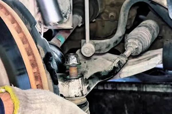 inspection to determine when to replace tie rod and rack end
