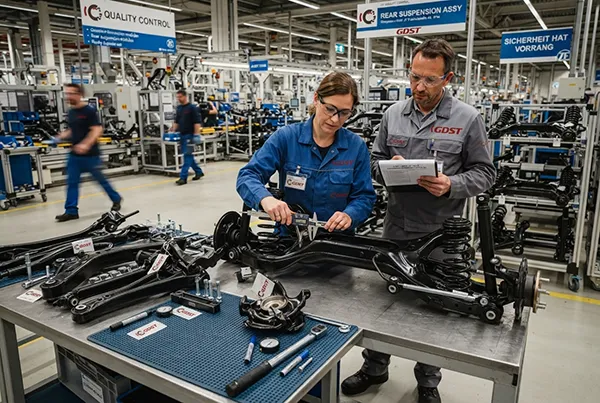rear suspension parts supplier quality control audit