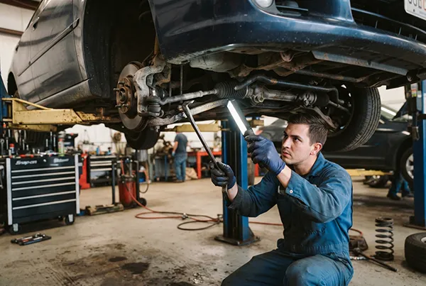 center link inspection preparation and steering symptom review