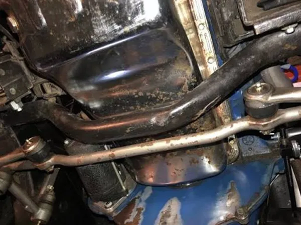 center link inspection with pitman arm idler arm and tie rod ends