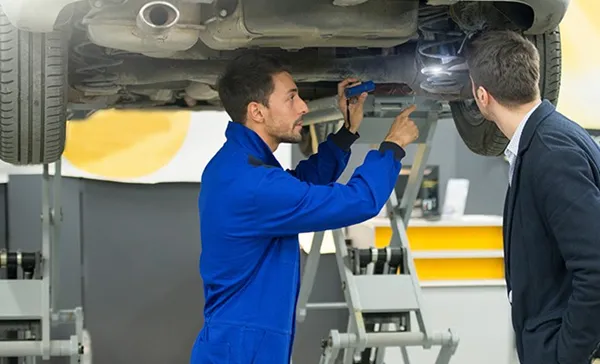 center link symptoms and steering inspection