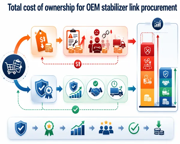 TCO analysis for OEM stabilizer link sourcing decisions Total cost of ownership for OEM stabilizer link procurement