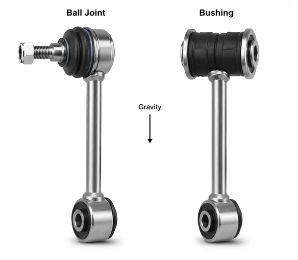 Sway Bar Link Joint Types and Configurations Sway bar link joint types ball joint vs bushing