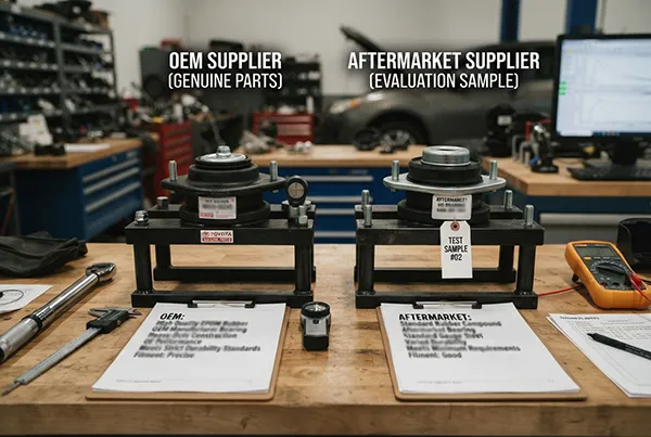OEM vs aftermarket strut mounts supplier evaluation