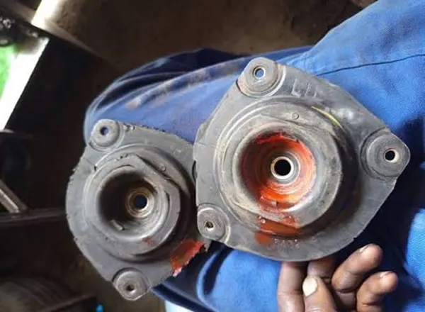 worn strut mount inspection points