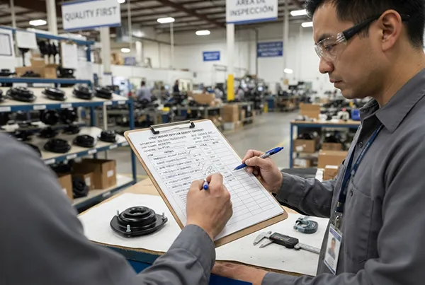 strut mount supplier quality checklist