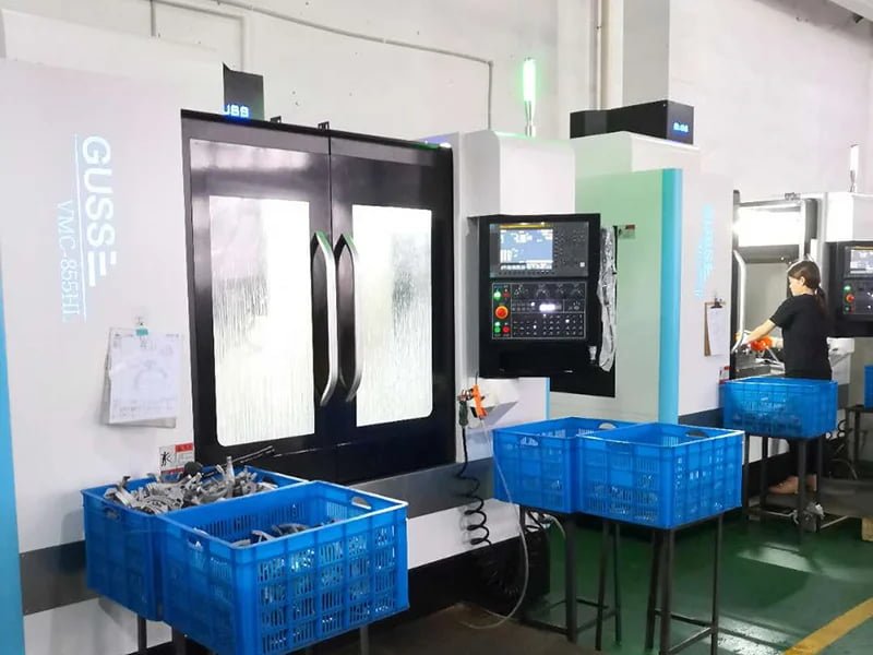 Precision machining of power steering pump housing and shaft components
