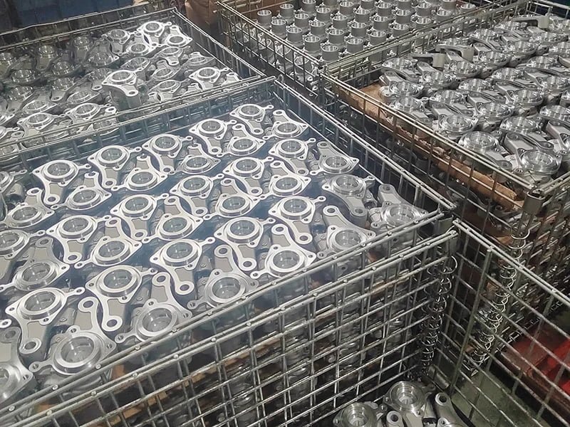 Incoming steel and component inspection for power steering pump production