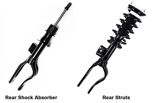 Rear Struts vs. Shock Absorbers