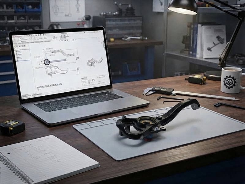 Sample-based steering knuckle development and customization