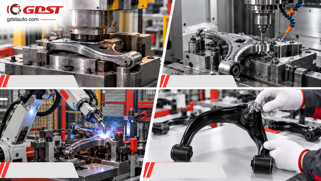 wishbone control arms manufacturer for global aftermarket supply