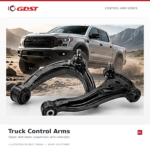 truck control arms – upper & lower suspension arms for pickup trucks