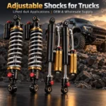 adjustable shocks for trucks & lifted 4x4 applications