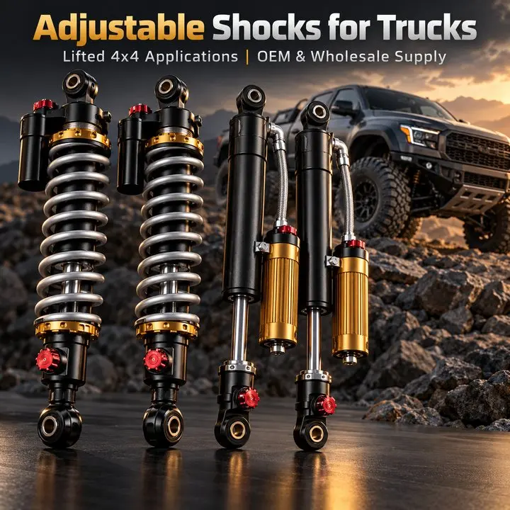 adjustable shocks for trucks & lifted 4x4 applications
